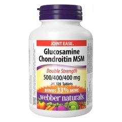 Webber Glucosamine Chondroitin MSM 500/400/400mg (120 viên)