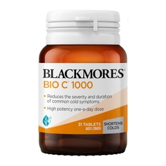 Viên uống Blackmores Bio C 1000mg, bổ sung vitamin C tăng cường sức khỏe (31 viên)