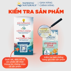 Nordic Naturals Children's DHA 90 Softgel Vị Dâu