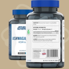 Viên Uống Sâm Ấn Độ Hỗ Trợ Giảm Stress Applied Nutrition Ashwagandha KSM-66 (60 Viên)