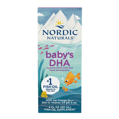 Siro Dầu Cá Cho Bé Sơ Sinh Nordic Naturals Baby's DHA 60ml