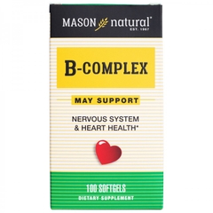 Viên uống bổ sung Vitamin B hoàn chỉnh, Mason Natural B-Complex, 100 viên