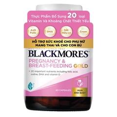 Viên Uống Vitamin Tổng Hợp & DHA Cho Bà Bầu Blackmores Pregnancy & Breast Feeding Gold (60 viên)