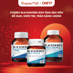 Combo Blackmores Omega-3, Multi Vitamin For Men & Thistle