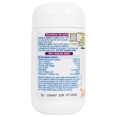 Nature's Way Kids Smart Bursts Liquid Algae Calcium With Magnesium + Zinc 30 viên