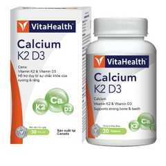 Combo VitaHealth Calcium K2 D3 và Salmon Fish Oil