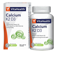 VitaHealth Calcium K2 D3 (30 Viên)
