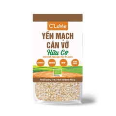 Yến mạch cán vỡ hữu cơ C'LaVie 450g