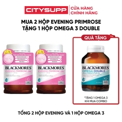 Combo Blackmores 2 Hộp Evening Primrose 1 Hộp Omega Double