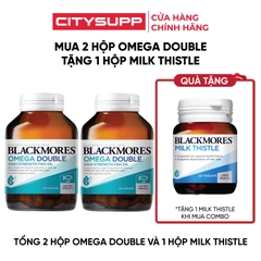Combo Blackmores 2 Hộp Omega Double 1 Hộp Milk Thistle