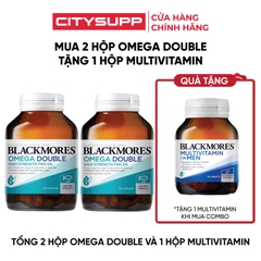 Combo Blackmores 2 Omega Double, 1 Multivitamin For Men