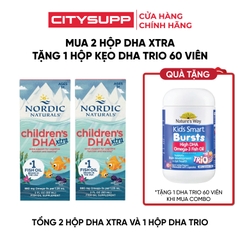 Combo Nordic Naturals 2 Hộp Children's DHA Xtra và 1 Hộp Nature's Way DHA Trio