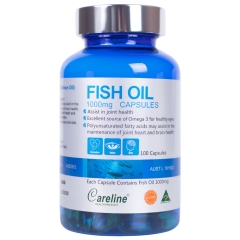 Dầu cá hồi đại dương Úc Careline Fish Oil 1000mg