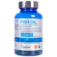 Dầu cá hồi đại dương Úc Careline Fish Oil 1000mg