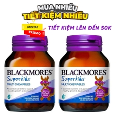 Combo 2 Hũ Blackmores Superkids MultiChewables (60 Viên)