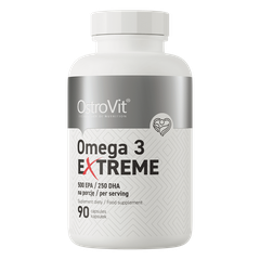 Dầu Cá Cô Đặc Hàm Lượng Cao Ostrovit Omega 3 Extreme (90 Viên & 180 Viên)