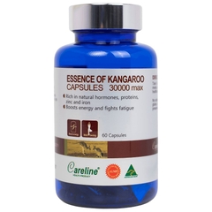 Viên Hỗ Trợ Sức Khỏe Nam Giới Essence Of Kangaroo Careline (60 Viên) Giàu Kẽm (Zinc) và Sắt