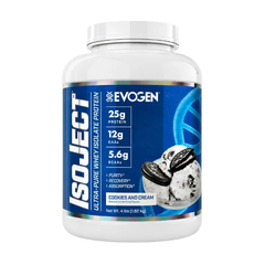 Thực phẩm bổ sung Evogen Whey Protein Isolate ISOJECT 4Lbs (57 Servings)