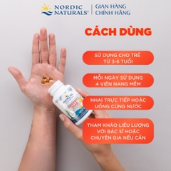Nordic Naturals Children's DHA 90 Softgel Vị Dâu
