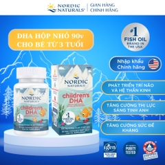 Nordic Naturals Children's DHA 90 Softgel Vị Dâu