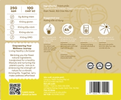 Bột đạm Yeast Hero Overnight Protein, hộp 20 gói