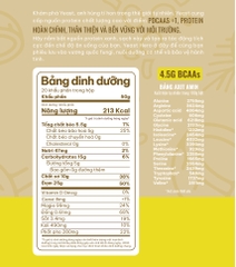 Bột đạm Yeast Hero Overnight Protein, hộp 20 gói