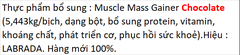 Labrada Muscle Mass Gainer 12Lbs