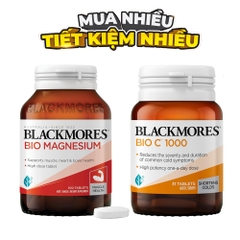 Combo Blackmores Bio Magnesium và Bio C 1000mg