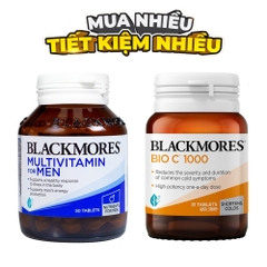 Combo Blackmores Multivitamin for Men và Bio C 1000mg