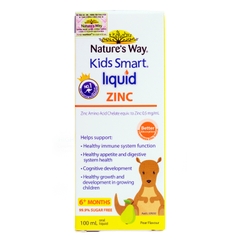 Siro Bổ Sung Kẽm Cho Bé Nature's Way Kids Smart Liquid Zinc (100ml)