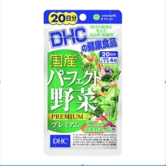 Viên uống DHC Perfect Vegetable - Premium Japanese Harvest bổ sung rau, củ, vitamin E, lợi khuẩn hỗ trợ tăng cường tiêu hóa (120 viên)