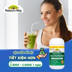 Viên uống Nature’s Way Complete Daily Multivitamin bổ sung vitamin tổng hợp(100 Viên)