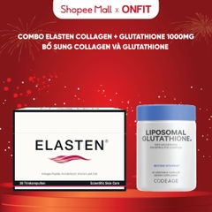 Combo Elasten Collagen và Codeage Liposomal Glutathione 1000mg