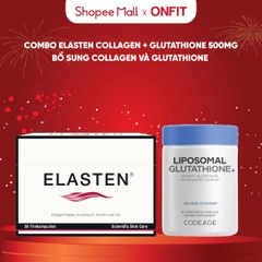 Combo Elasten Collagen và Codeage Liposomal Glutathione 500mg