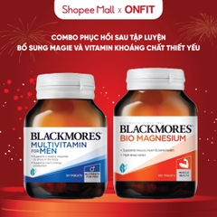 Combo Blackmores Multivitamin For Men và Bio Magnesium