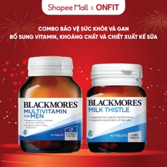 Combo Blackmores Multivitamin For Men và Milk Thistle