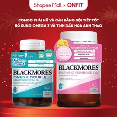 Combo Blackmores Omega 3 và Evening Primrose