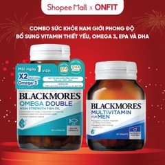 Combo Blackmores Omega 3 và Multivitamin