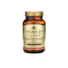 Solgar Vitamin D3 2200IU Hỗ Trợ Xương (Chai 100 Viên)