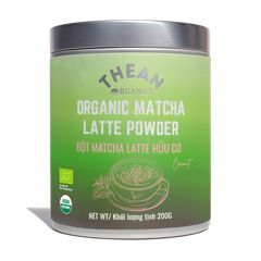 Bột Matcha Latte Coconut Hữu Cơ 200g - The An