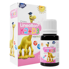 LineaBon D3K2 nhỏ giọt Plus 15ml (màu hồng)