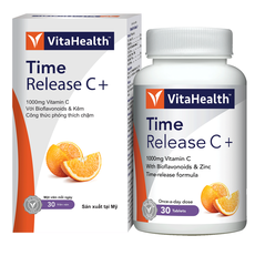 Viên Uống Tăng Đề Kháng VitaHealth Time Release C+ (30 Viên)