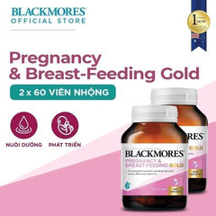 Viên Uống Vitamin Tổng Hợp & DHA Cho Bà Bầu Blackmores Pregnancy & Breast Feeding Gold (60 viên)