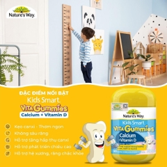 Nature’s Way Kids Smart Vita Gummies Calcium + Vitamin D 60 Viên