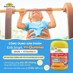 Nature’s Way Vita Gummies Iron + Vitamin C 60 Viên