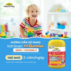 Nature’s Way Vita Gummies Iron + Vitamin C 60 Viên