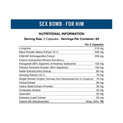 Viên Hỗ Trợ Sinh Lý Nam Applied Nutrition Sex Bomb (120 viên)
