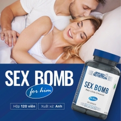 Viên Hỗ Trợ Sinh Lý Nam Applied Nutrition Sex Bomb (120 viên)