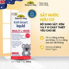 Nature's Way Kids Smart Liquid Multi + Iron 200ml