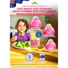 Nature's Way Kids Smart Vita Gummies Multi Vitamin Fussy Eaters 60 Viên